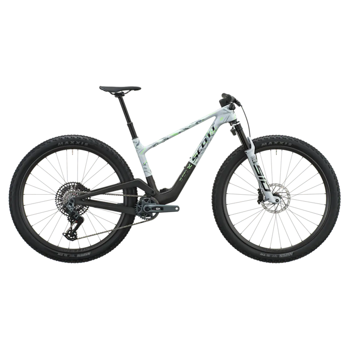 Bicicleta Scott Spark RC Team Issue 2027 Sram GX c/Flight Attendant Dorado Grey 1