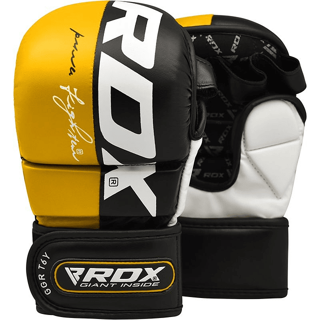 RDX T6 Yellow Mma Gloves