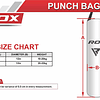 Saco de Boxeo RDX F9R Incluye cadena y guantillas.