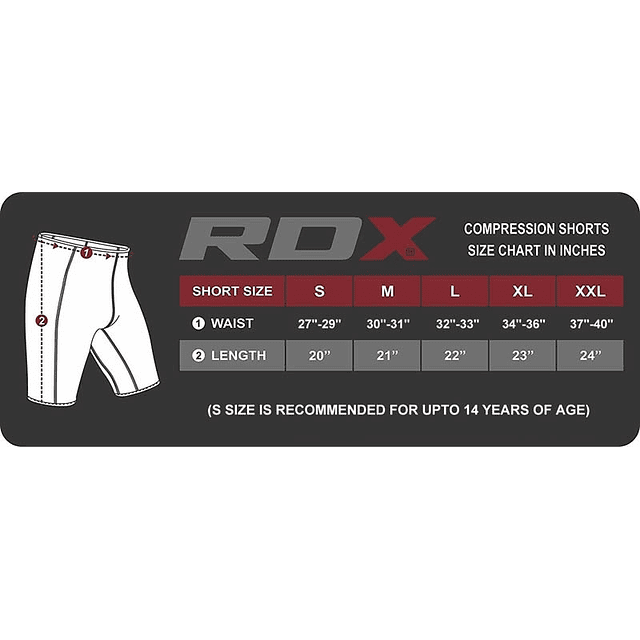 Calzas neopreno de compresión RDX 1B 