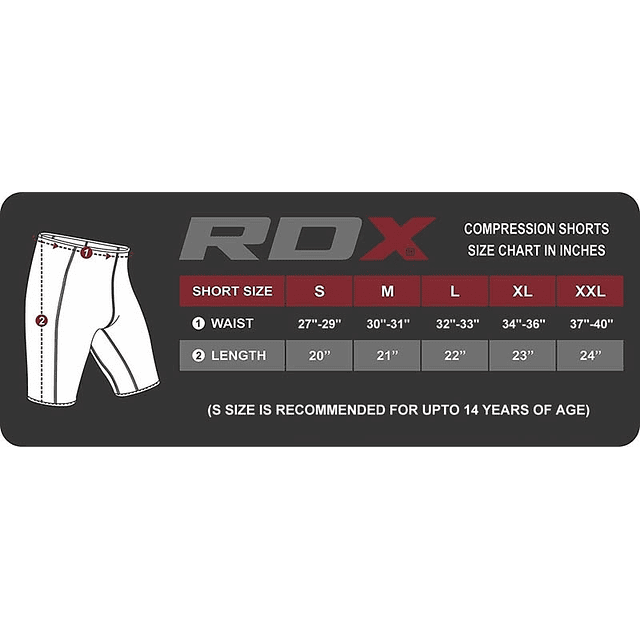  Calzas cortas de compresión RDX M1