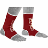 RDX AR Red Sock Compression Ankle Sleeves