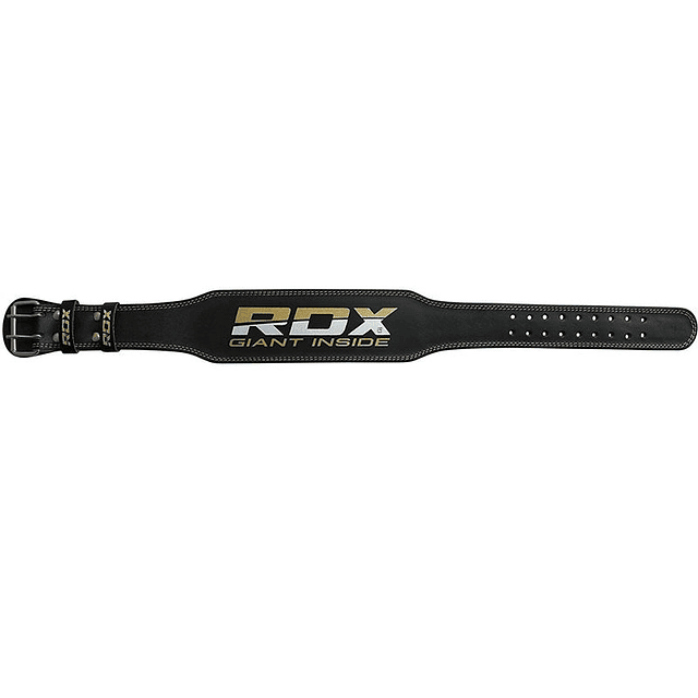 RDX LEATHER WEIGHT LIFTING GYM BELT 4 INCH