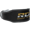 RDX LEATHER WEIGHT LIFTING GYM BELT 4 INCH