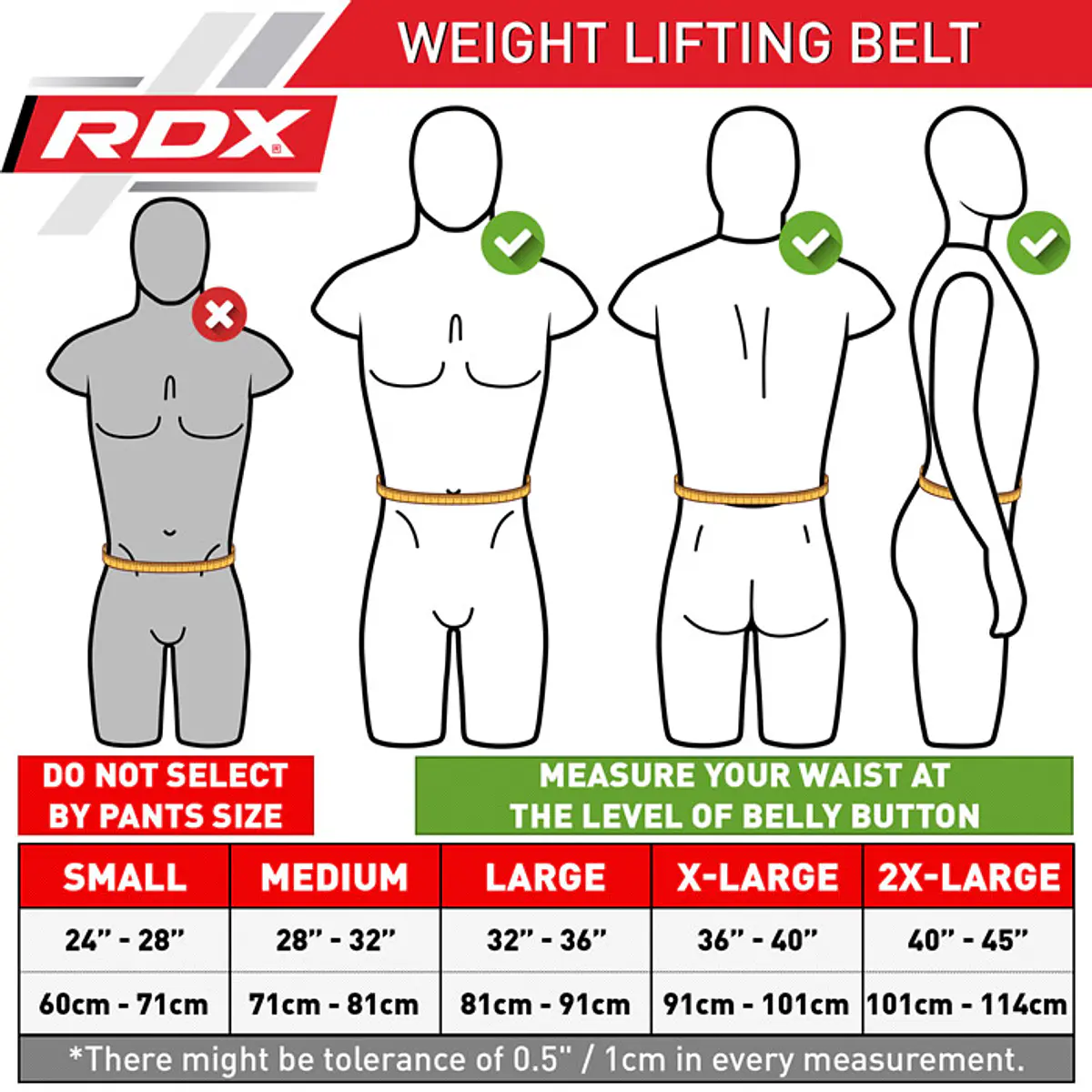 RDX Cinturón De Entrenamiento De Gimnasio De Cuero De 4 Pulgadas