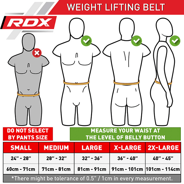 RDX LEATHER WEIGHT LIFTING GYM BELT 4 INCH