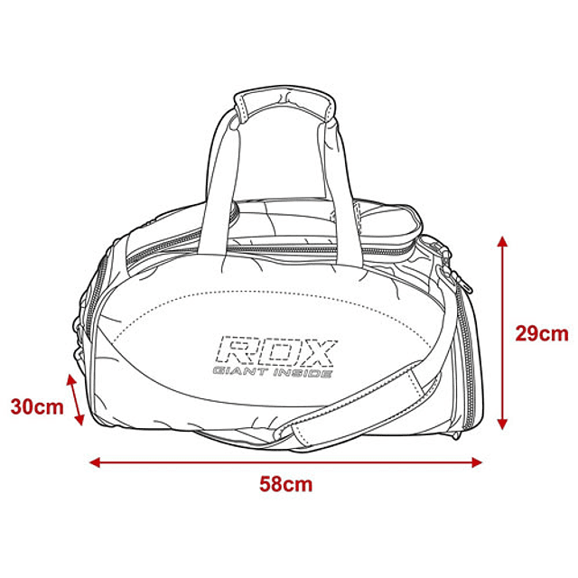 RDX R1 Canvas Bag with Backpack Handles