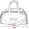 Bolso RDX R1 de lona con asas de mochila