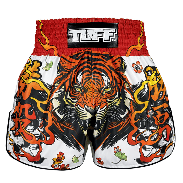 Short de Muay Thai TUFF RMS110-WHT