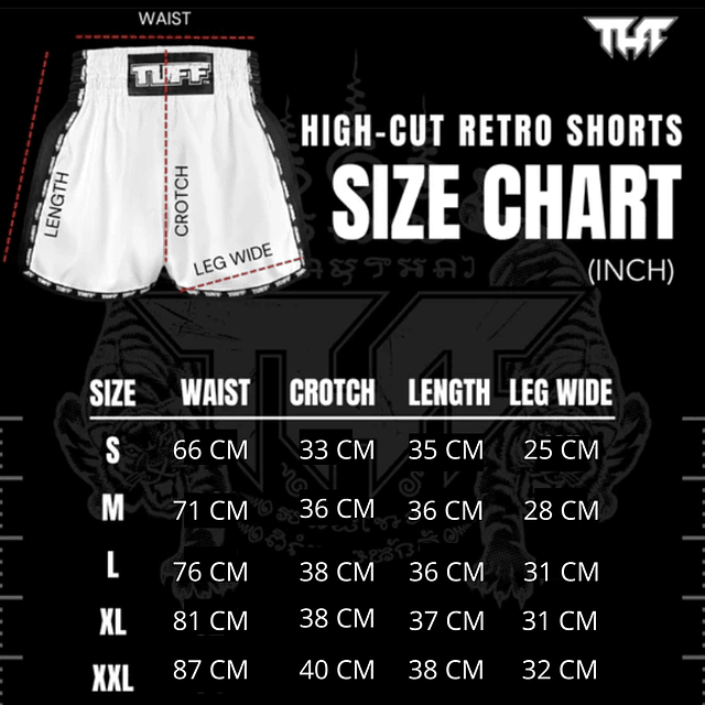 Short de Muay Thai TUFF RMS117-GRN