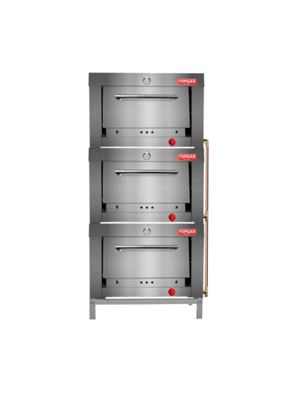 Horno de 3 cámaras 65x65 cm TOPGAS 1