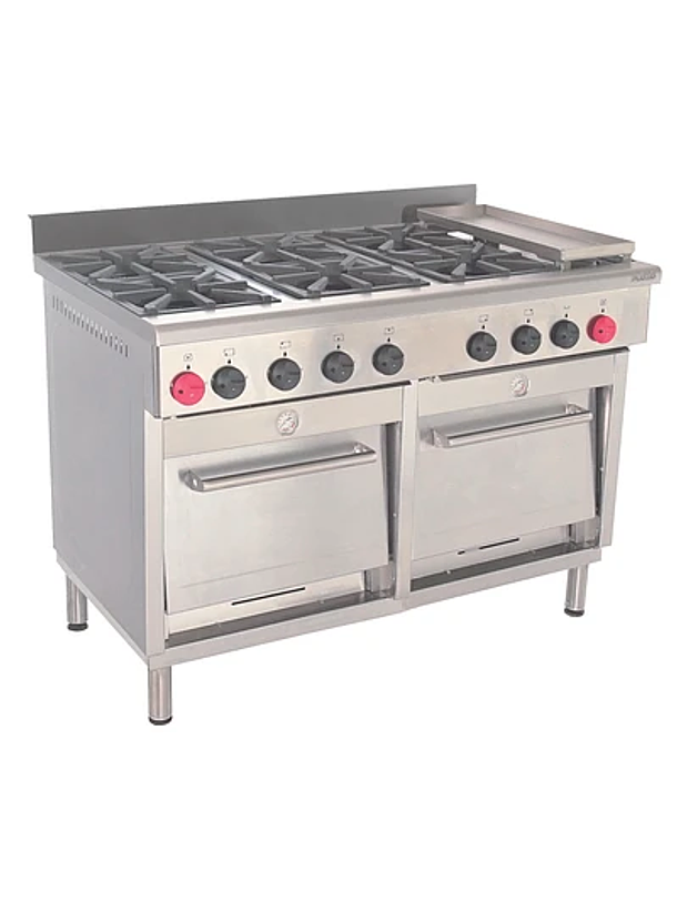 Cocina 6 platos Plancha churrasquera Maigas 1