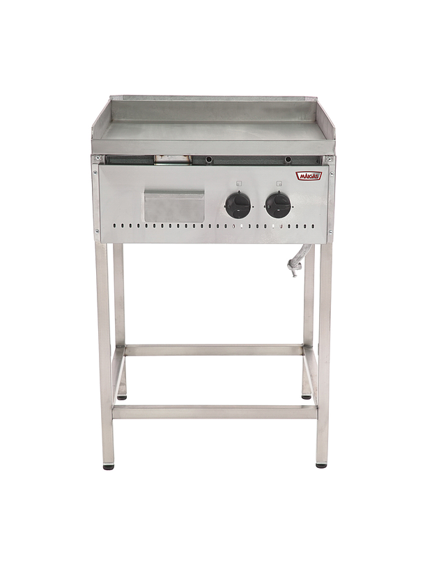 Plancha Churrasquera lisa 60×60cm Maigas 2