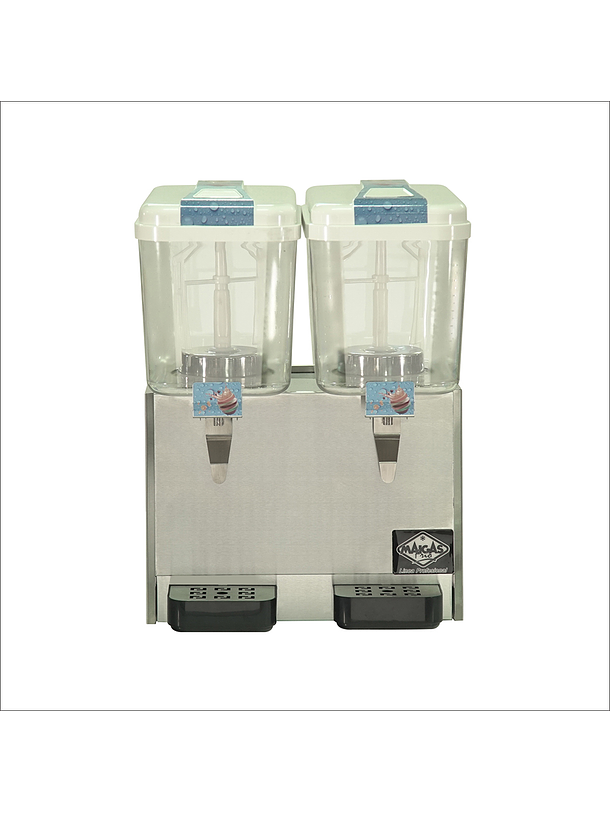 Dispensador de jugos 2 depósitos de 18 LTS 1