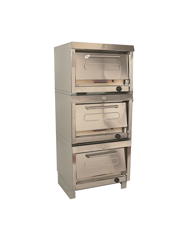 Horno a Gas (GLP) 3 Cámaras 58×65cm Maigas 1