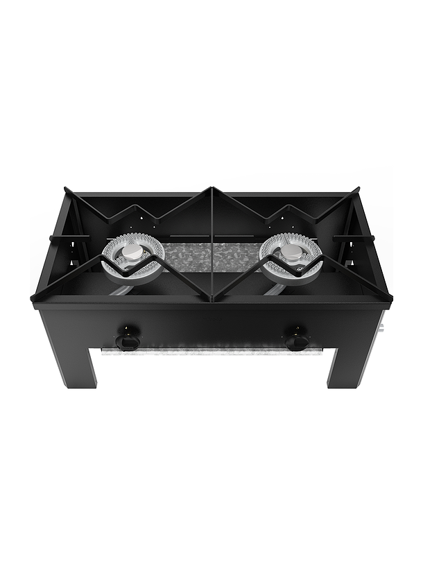 Anafe 2 platos bajos 430×430 mm MAIGAS 2