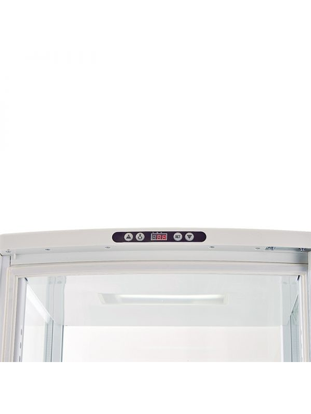 Vitrina Pastelera 235L Vertical Cuadrada Blanca VENTUS. 3