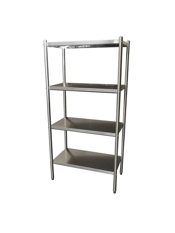 Estante 4 Repisas Acero Inoxidable 1.0 mts  1