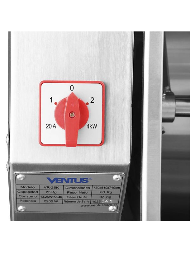 Revolvedora de 12/15 kilos VENTUS 3