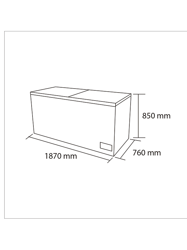 Congeladora Tapa Dura 612L MAIGAS 3