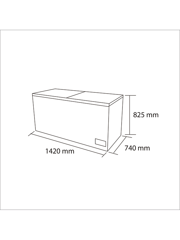 Congeladora Tapa Dura 418L MAIGAS 3