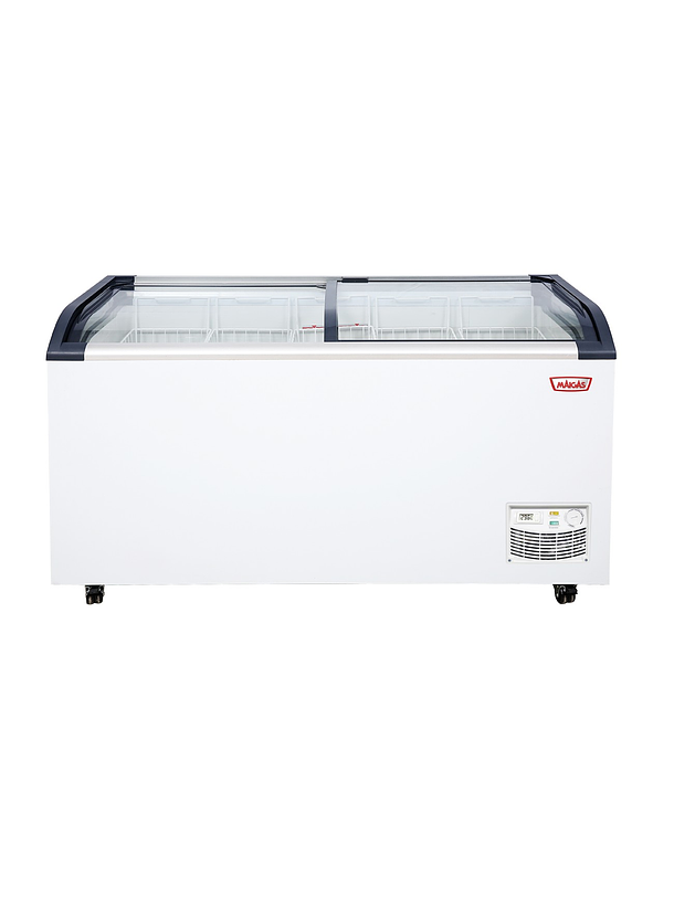 Congeladora Tapa Vidrio 520L MAIGAS 1