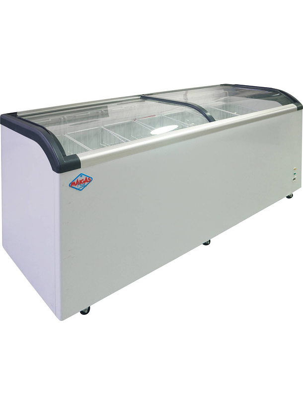 Congelador Tapa de Vidrio 720L MAIGAS  1