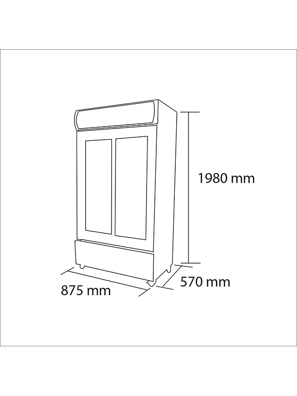 Visicooler 600L MAIGAS 3