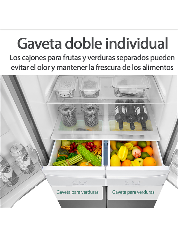 REFRIGERADOR SIDE BY SIDE, 467 LITROS 3