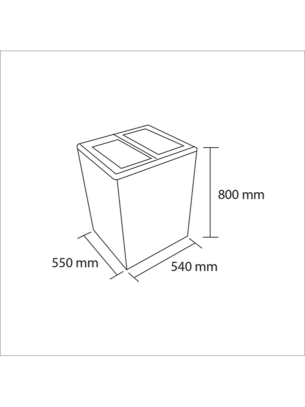 Congeladora Tapa Vidrio 100L MAIGAS 2