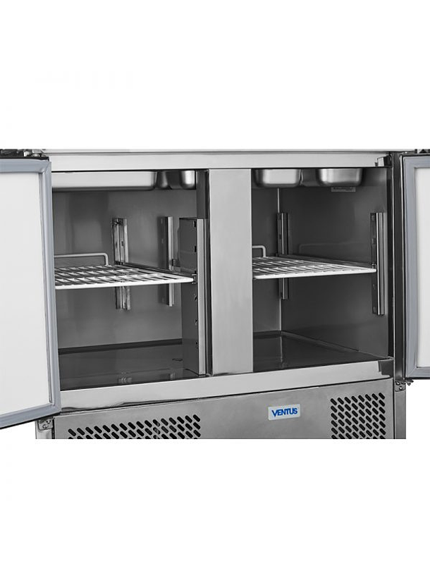 Mesón Saladette 2 puertas 240L VMRSL380 BENEFIT 4