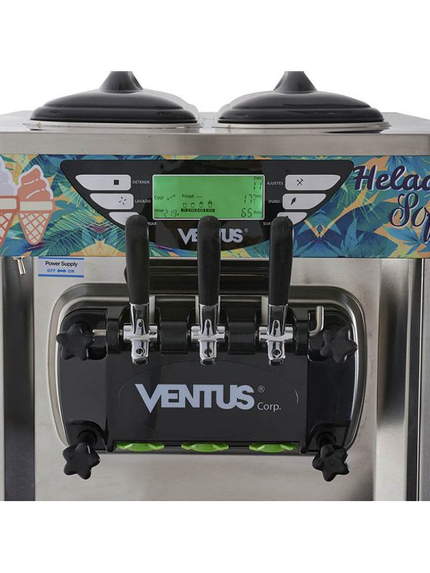 Máquina Helados Soft 30L/h SOBREMESA Ventus 2