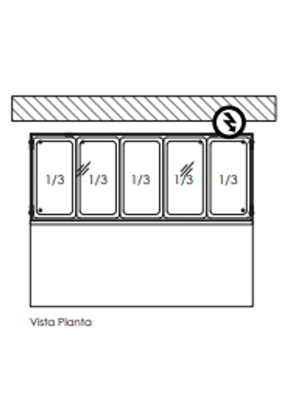 Mesón Saladette 2 Ptas. VMRSL-390 Ventus 3