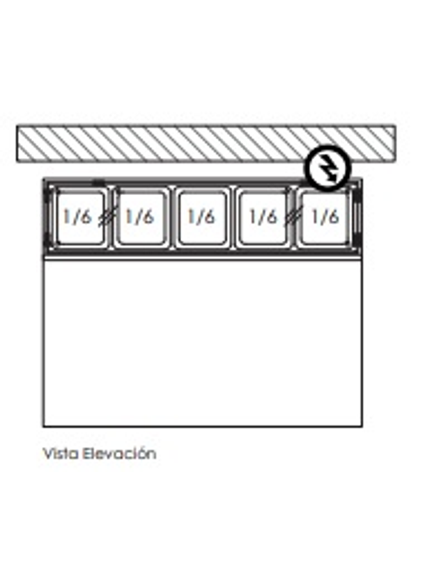 Mesón Saladette 2 Ptas. VMRSL-390 BENEFIT Ventus 5