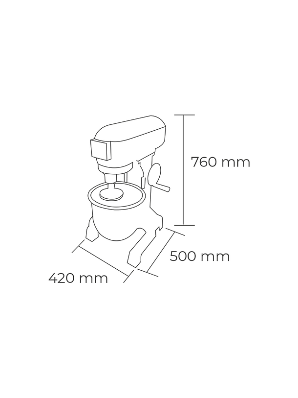 Batidora 20 Lts MAIGAS 3