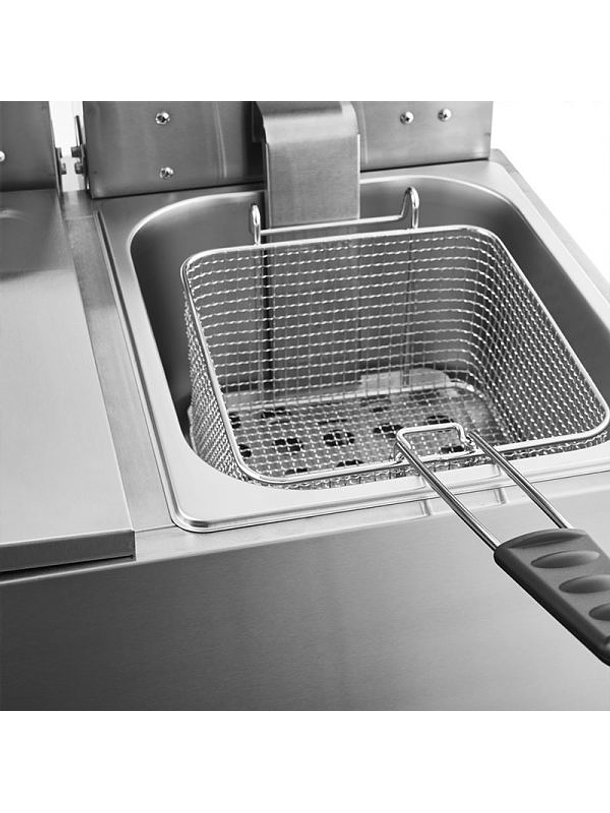 Freidora Eléctrica de Sobremesa 2 Depósitos 6 Lts  4