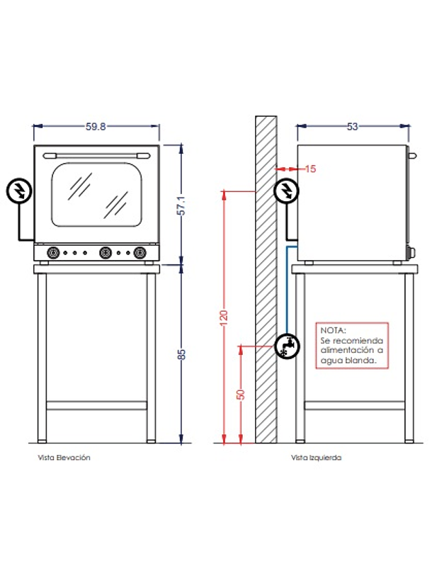 Horno Convector C/ Humificador VENTUS 3