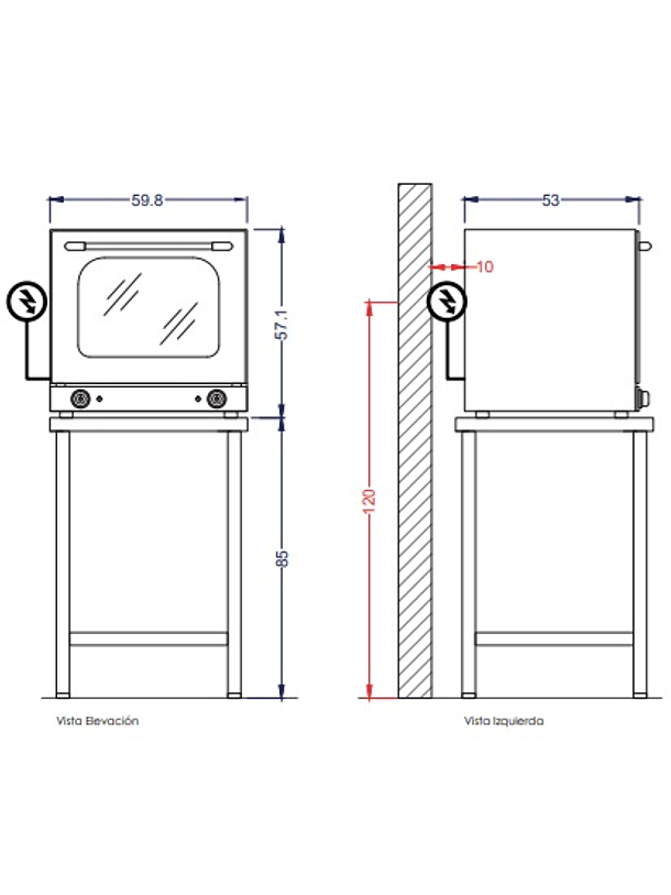 Horno Convector S/Humificador VENTUS. 3
