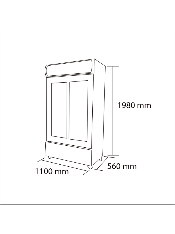 Visicooler 800L MAIGAS 3