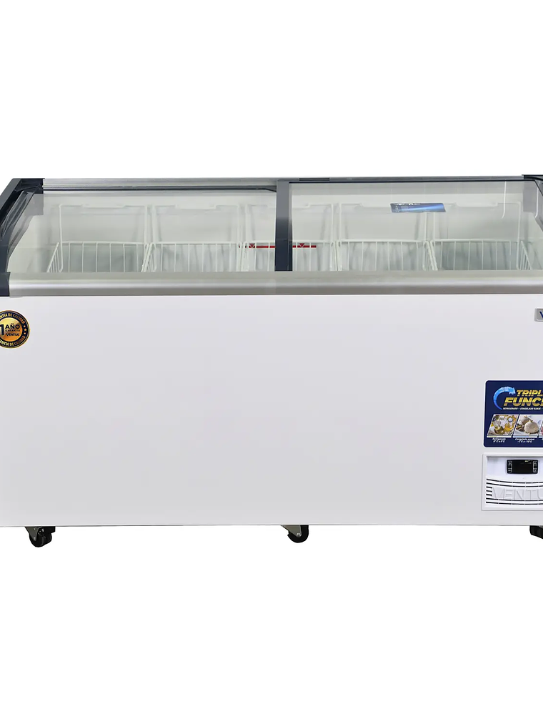 Congeladora Tapa Vidrio 520L PRO VENTUS 1