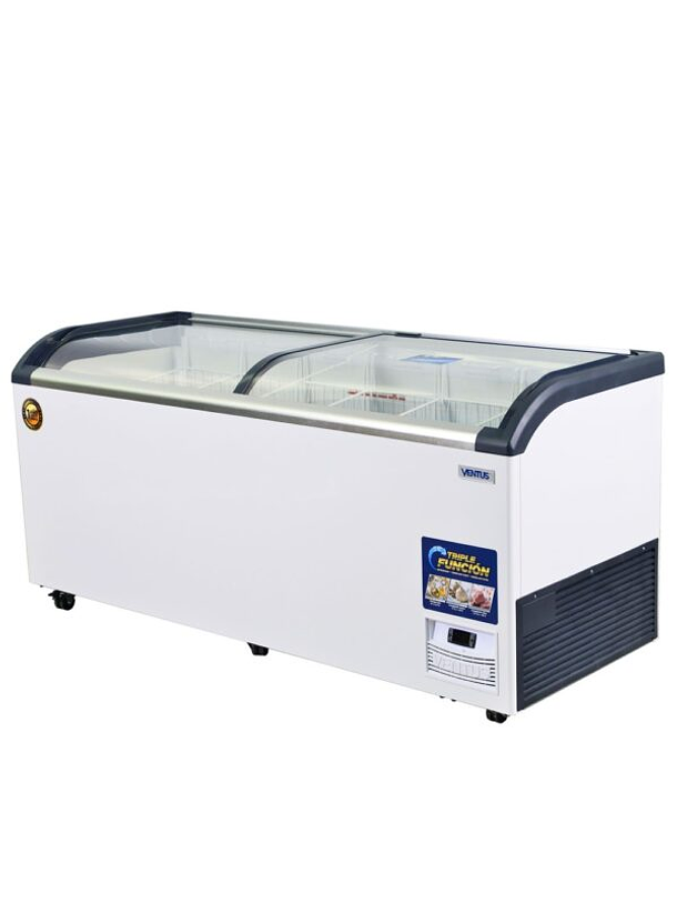 Congeladora Tapa Vidrio 620L PRO VENTUS 3