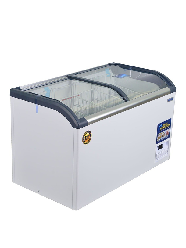 Congeladora Tapa Vidrio 420L PRO VENTUS 6