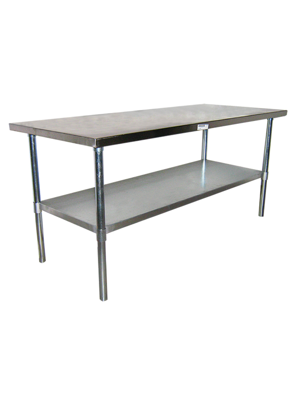 Mesón central de acero inoxidable 120x60x85 cm ITA
