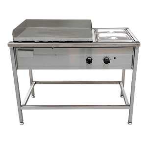 Plancha Churrasquera 50×70cm c/ Baño María COUSIÑO