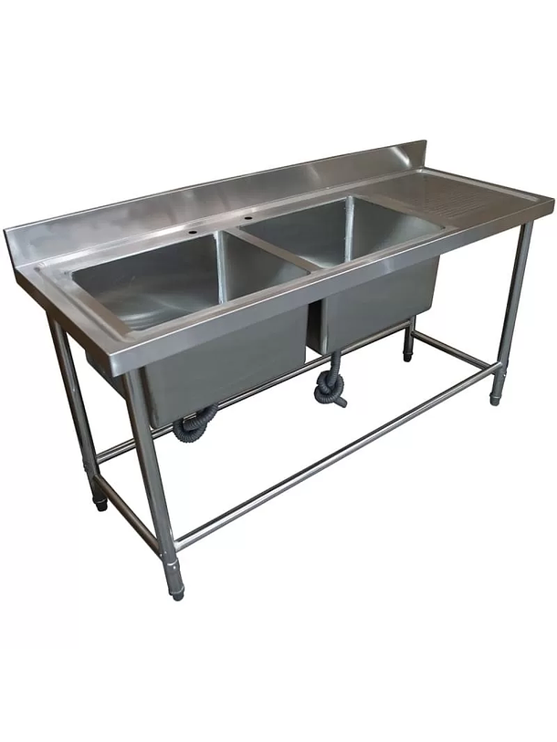 Lavafondo 190x60x85 Secador Derecho 1