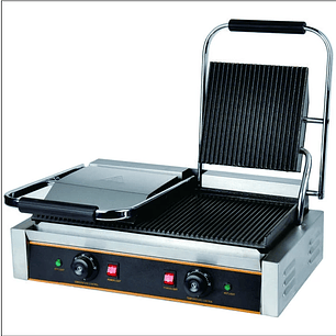 PLANCHA PANINI GRILL DOBLE ACANALADA ECOBECK