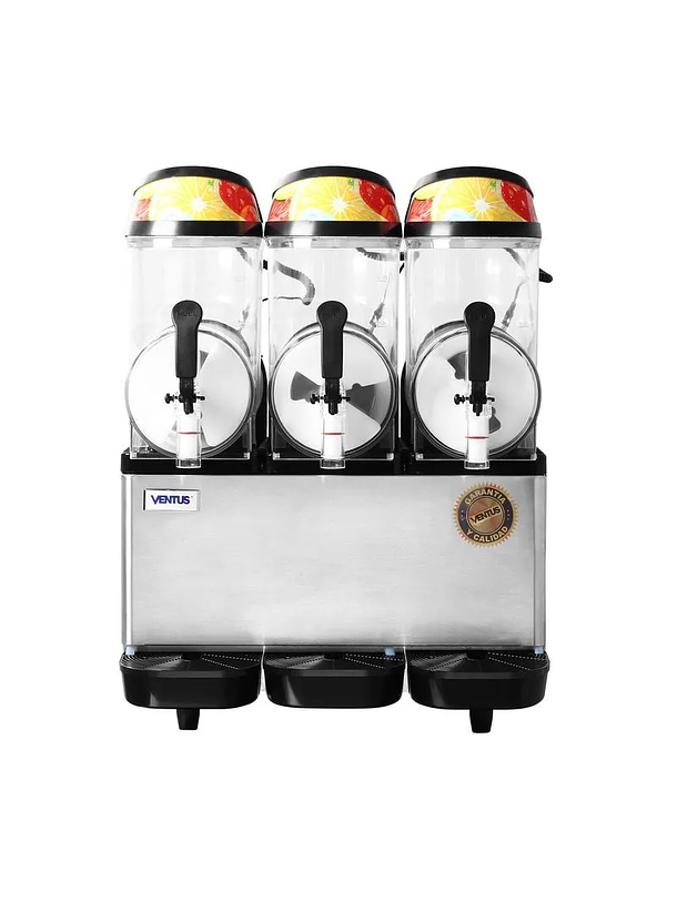 Granizadora 3 Vasos C/ Cenefa 12X3 Lts Ventus 1
