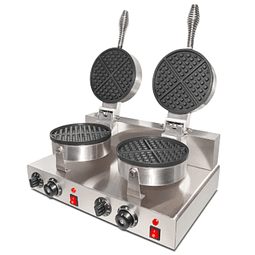 Waflera Doble Electrica ecobeck 18cm