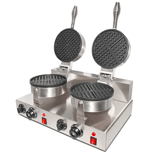 Waflera Doble Electrica ecobeck 18cm