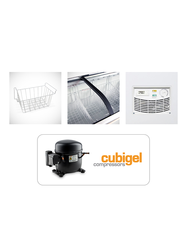 CONGELADOR TIPO ISLA 163 LTS 2